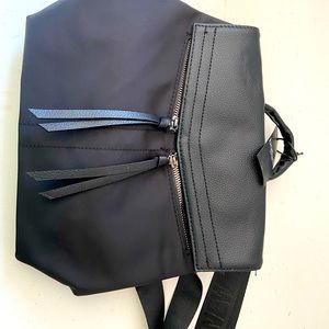 Black Backpack Purse